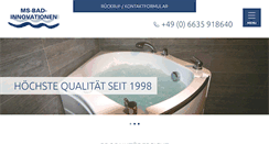 Desktop Screenshot of ms-bad-innovationen.de