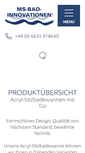 Mobile Screenshot of ms-bad-innovationen.de