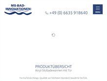Tablet Screenshot of ms-bad-innovationen.de